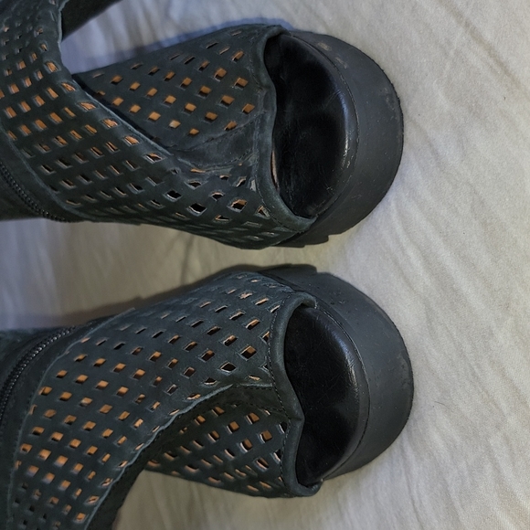 Jeffrey Campbell Chella Perforated Booties - Picture 3 of 16